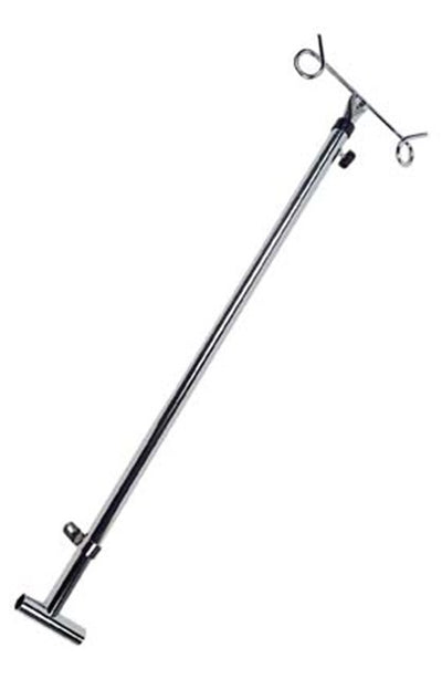 drive™ Telescoping IV Pole, For Use With Wheelchair, 41.5 in. L x 3 in. W x 11 in. H, Steel, 1 Each (Mobility) - Img 1