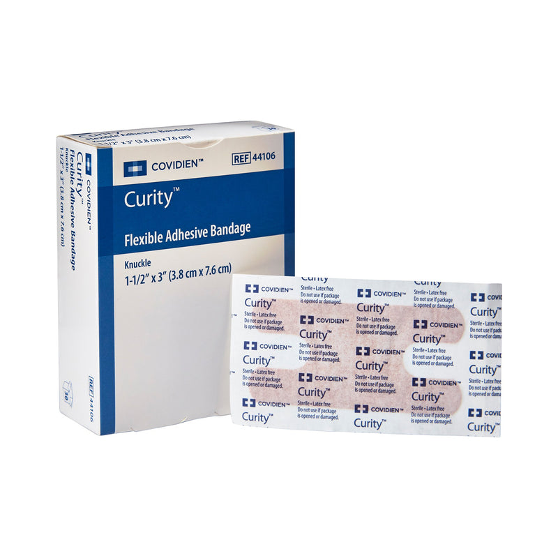 Curity™ Adhesive Strip, 1½ x 3 Inch, 1 Case of 1200 (General Wound Care) - Img 1