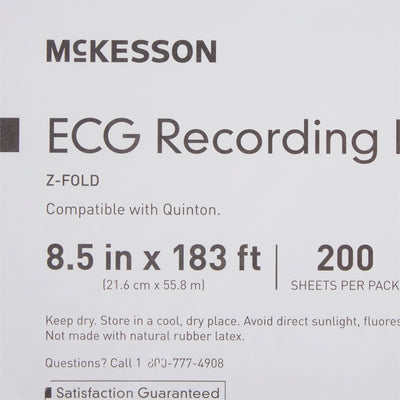 McKesson ECG Recording Paper, 1 Case of 2000 (Diagnostic Recording Paper and Film) - Img 4