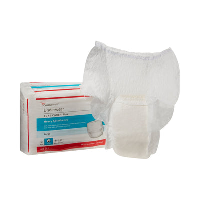 Sure Care™ Plus Heavy Absorbent Underwear, Large, 1 Bag of 25 () - Img 1