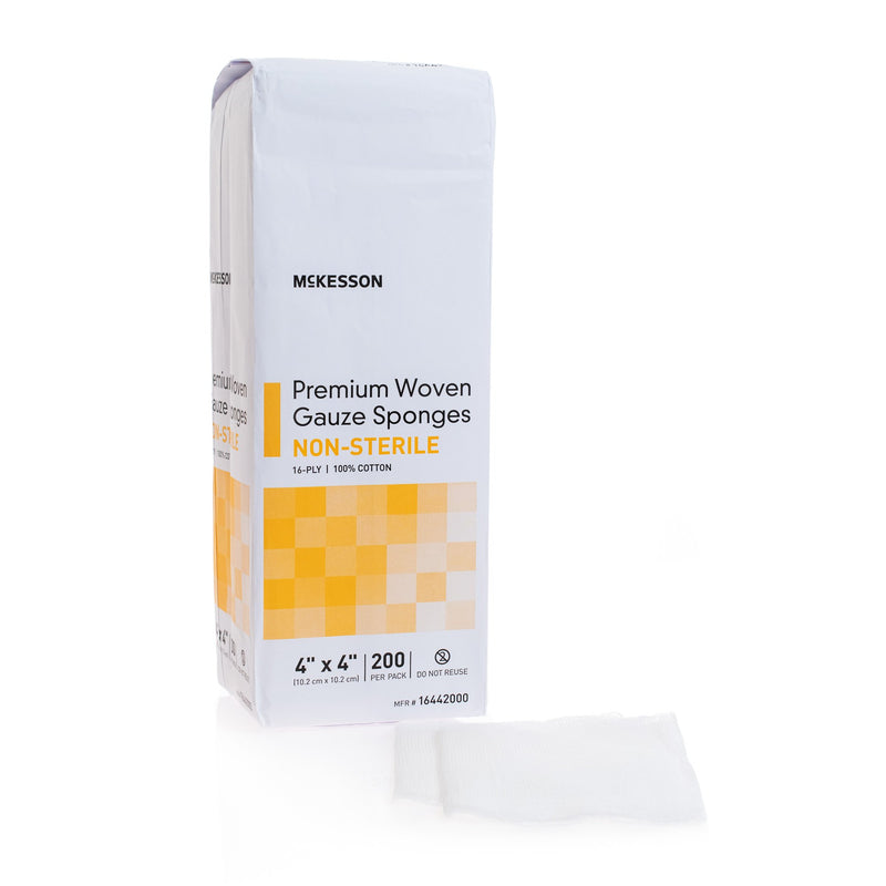 McKesson NonSterile Gauze Sponge, 4 x 4 Inch, 1 Case of 2000 (General Wound Care) - Img 5