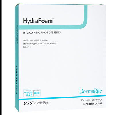 HydraFoam™ Nonadhesive without Border Foam Dressing, 6 x 6 Inch, 1 Each (Advanced Wound Care) - Img 2
