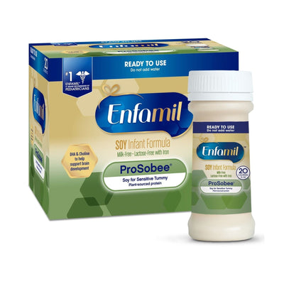 Enfamil® ProSobee® Infant Formula, 2 oz. Ready to Use Nursette Bottle, 1 Each () - Img 1
