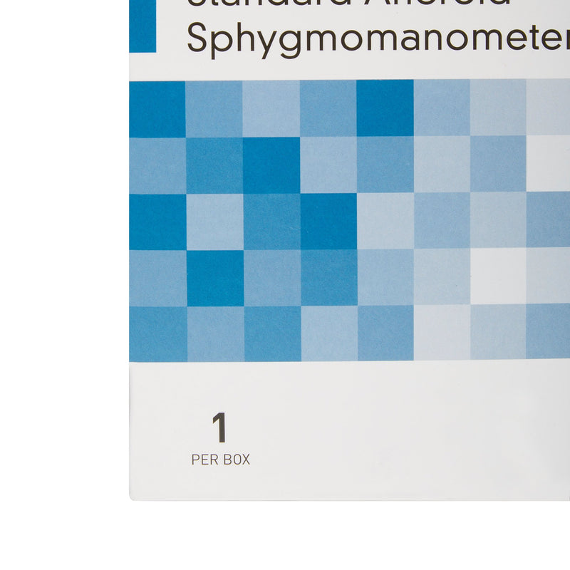 McKesson Aneroid Sphygmomanometer with Cuff, 2-Tube, Pocket-Size, Handheld, Adult Large Cuff, Navy, 1 Box (Blood Pressure) - Img 7
