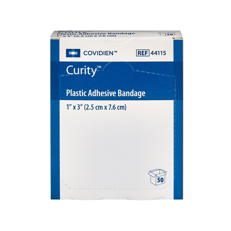 Curity™ Tan Adhesive Strip, 1 x 3 Inch, 1 Box of 50 (General Wound Care) - Img 2