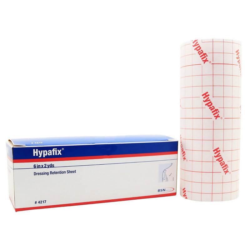 Hypafix Dressing Retention Sheet, Skin-Friendly, White, Non-Sterile, Non-Woven, 6 inch X 2 yards, 1 Box (General Wound Care) - Img 1