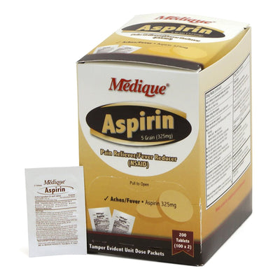 Medique® Aspirin Pain Relief, 1 Case of 12 (Over the Counter) - Img 1