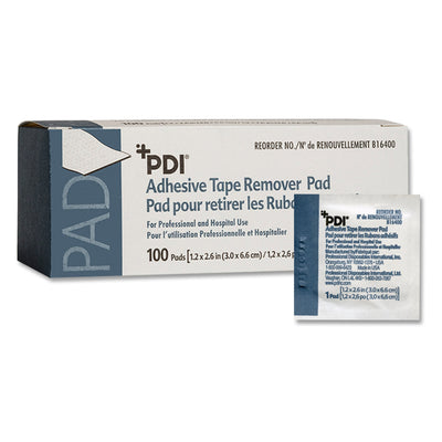 PDI® Adhesive Remover, 1¼ x 2-5/8 Inch Wipe, 1 Case of 1000 (General Wound Care) - Img 1