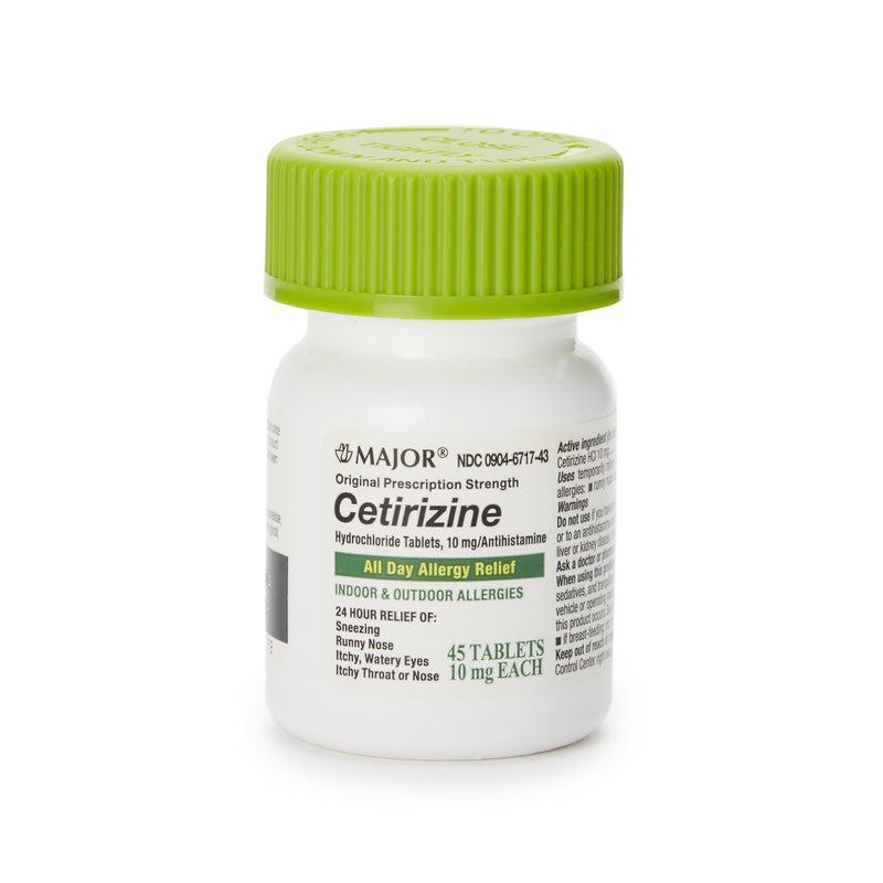 Major® Cetirizine Antihistamine, 1 Bottle (Rx) - Img 3