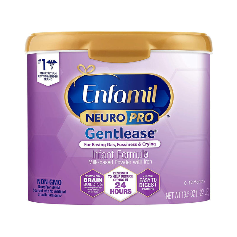 Enfamil NeuroPro™ Gentlease® Infant Formula, 19.5 oz. Canister, 1 Case of 4 () - Img 1