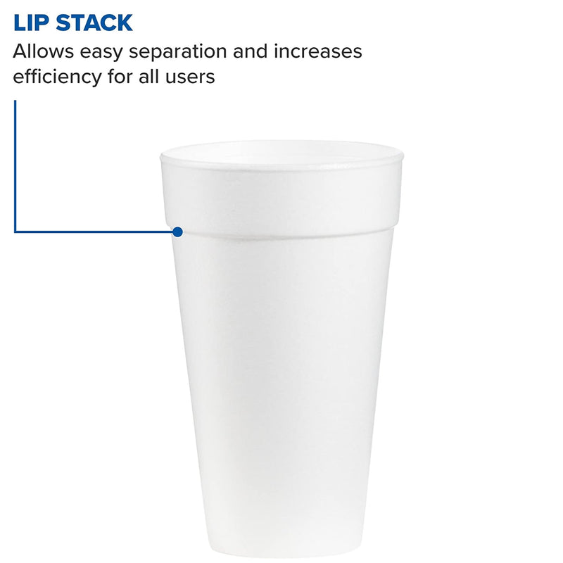 WinCup® Styrofoam Drinking Cup, 20 oz., 1 Case of 25 (Drinking Utensils) - Img 2