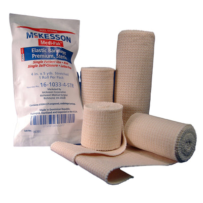 McKesson Hook and Loop Closure Elastic Bandage, 3 Inch x 5 Yard, 1 Case of 36 (General Wound Care) - Img 5