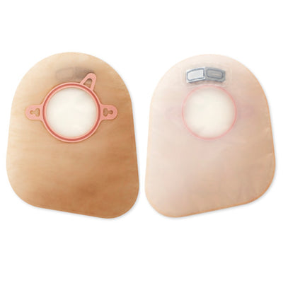 New Image™ Two-Piece Closed End Transparent Filtered Ostomy Pouch, 7 Inch Length, 2¼ Inch Flange, 1 Box of 60 (Ostomy Pouches) - Img 1