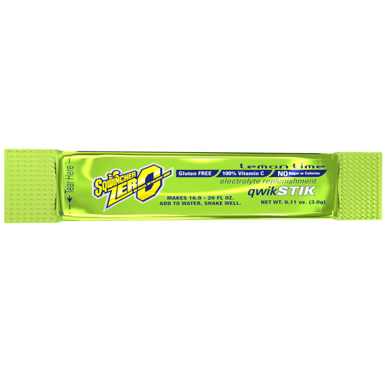 Sqwincher® Quik Stik® Zero Lemon-Lime Electrolyte Replenishment Drink Mix, 1 Bag of 50 () - Img 1