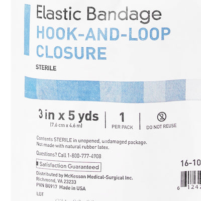 McKesson Hook and Loop Closure Elastic Bandage, 3 Inch x 5 Yard, 1 Case of 36 (General Wound Care) - Img 3