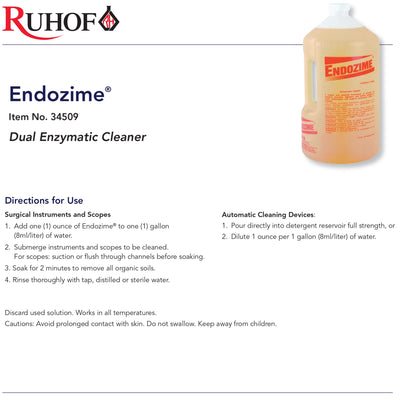 Endozime® Dual Enzymatic Instrument Detergent, 1 Gallon(s) (Cleaners and Solutions) - Img 4