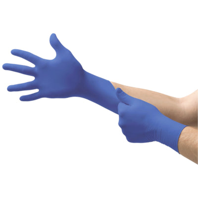 Micro-Touch® Micro-Thin Exam Glove, Small, Blue, 1 Box of 300 () - Img 3