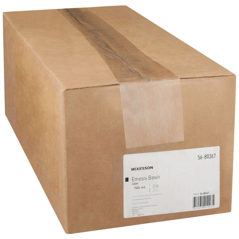 McKesson Emesis Basin, 700 mL, Gray, 1 Case of 250 (Basins) - Img 5
