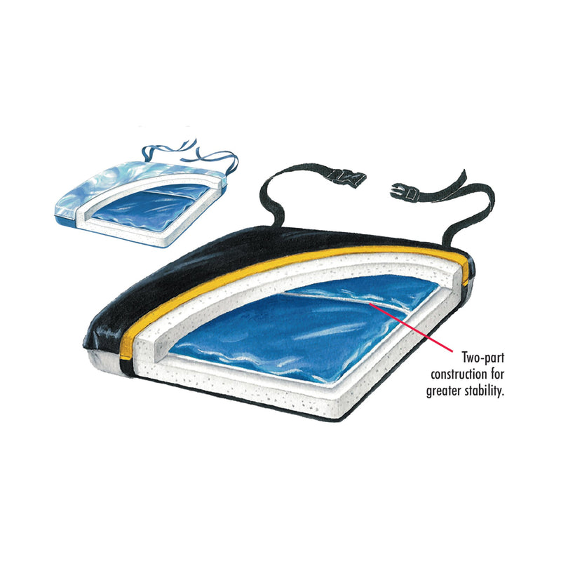 Skil-Care™ Econo-Gel Seat Cushion, 1 Each (Chair Pads) - Img 1