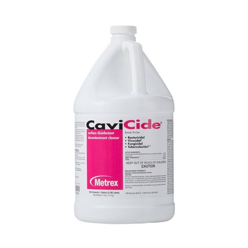 CaviCide Surface Disinfectant Cleaner, Alcohol Based, 1 Gal Jug, Non-Sterile, 1 Gallon(s) (Cleaners and Disinfectants) - Img 1