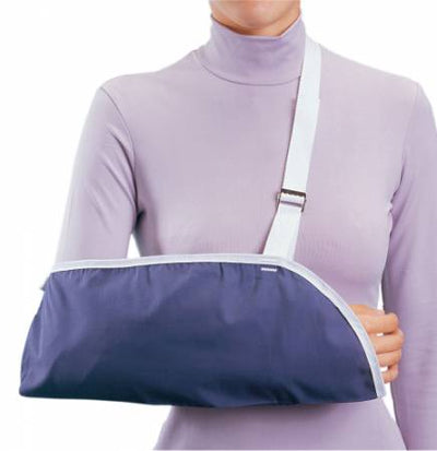 ProCare® Unisex Blue Cotton / Polyester Arm Sling, Large, 1 Pack of 6 (Immobilizers, Splints and Supports) - Img 1