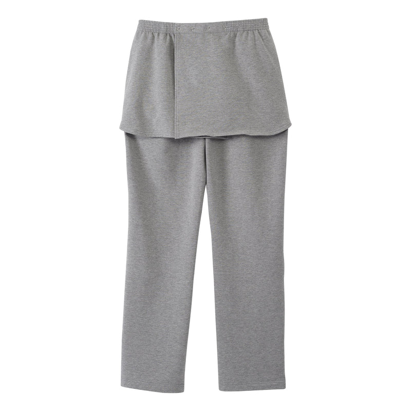 PANTS, FLEECE WMNS OPEN BACK SEAMLESS HEATHER GRY SM (Pants and Scrubs) - Img 2