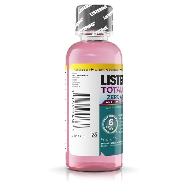 Listerine® Total Care Zero® Fresh Mint Mouthwash, 3.2 oz. Bottle, 1 Case of 24 (Mouth Care) - Img 3