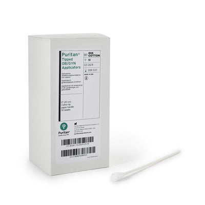 Puritan® OB/GYN Swabstick, 8 Inch Length, 1 Box of 50 (Specimen Collection) - Img 1