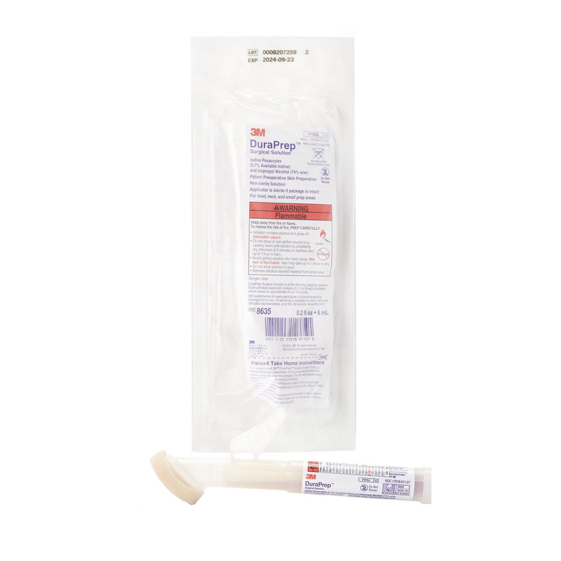 3M DuraPrep Prep Solution, Applicator, 6 mL, 1 Each (Skin Care) - Img 1