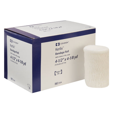 Kerlix™ NonSterile Fluff Bandage Roll, 4-1/2 Inch x 4-1/10 Yard, 1 Case of 48 (General Wound Care) - Img 1