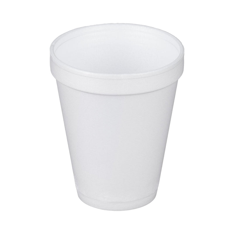 Dart® Drinking Cup, White, Styrofoam, Disposable, 10 oz, 1 Case of 1000 (Drinking Utensils) - Img 3