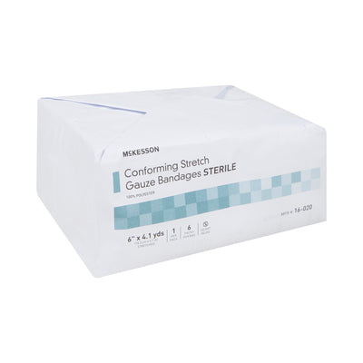 McKesson Sterile Conforming Bandage, 6 Inch x 4-1/10 Yard, 1 Bag of 6 (General Wound Care) - Img 7