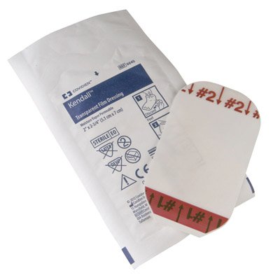 Kendall™ Transparent Film Dressing, 4 x 4¾ Inch, 1 Each () - Img 1