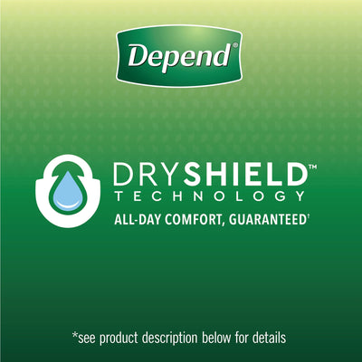 Depend FIT-FLEX Absorbent Underwear for Men, 44" to 64" Waist, X-Large, 1 Pack of 15 () - Img 8