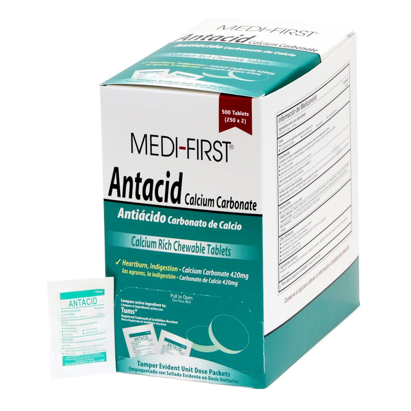 Medi-First® Calcium Carbonate Antacid, 1 Case of 12 (Over the Counter) - Img 1