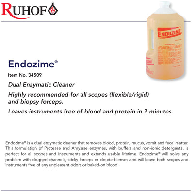 Endozime® Dual Enzymatic Instrument Detergent, 1 Gallon(s) (Cleaners and Solutions) - Img 2