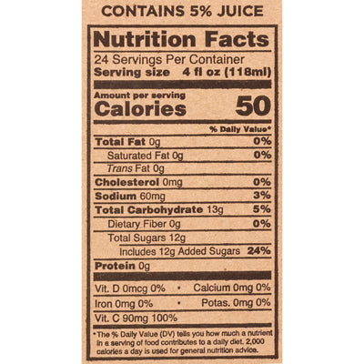 Thick & Easy® Clear Honey Consistency Cranberry Juice Thickened Beverage, 4-ounce Cup, 1 Case of 24 (Nutritionals) - Img 5