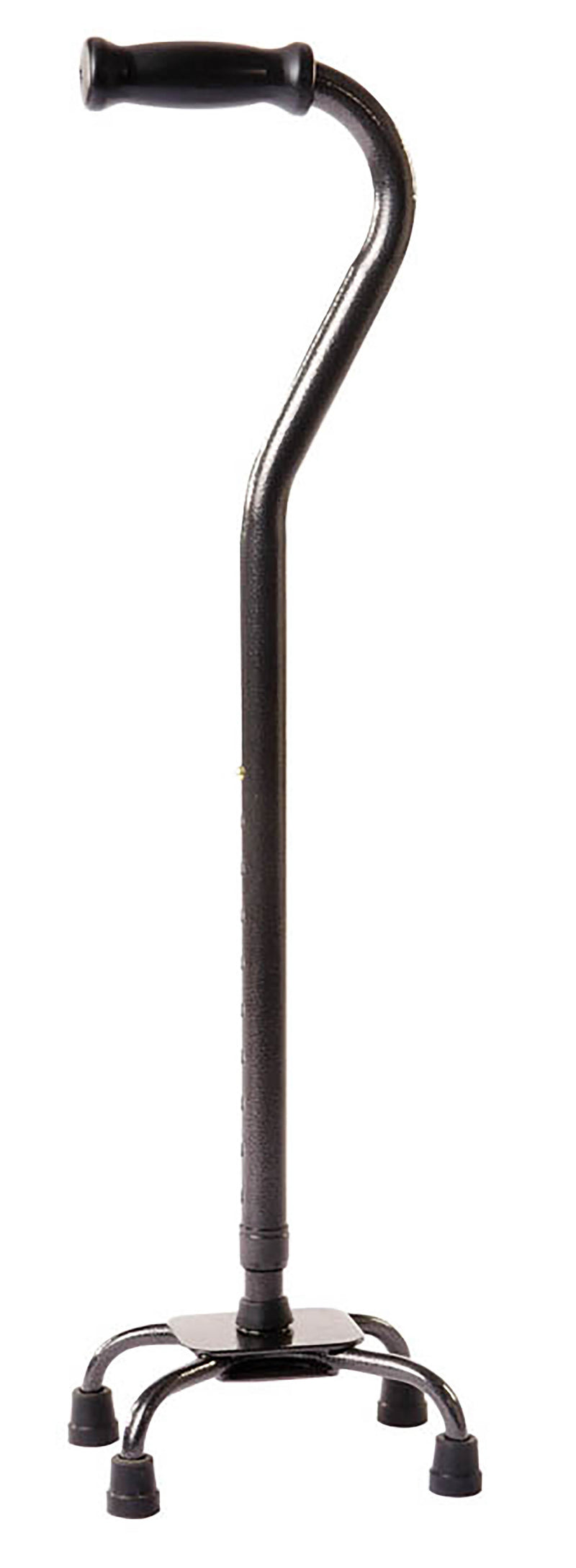 Carex® Heavy Duty Small Base Xtra Quad Cane, Black, 1 Each (Mobility) - Img 1