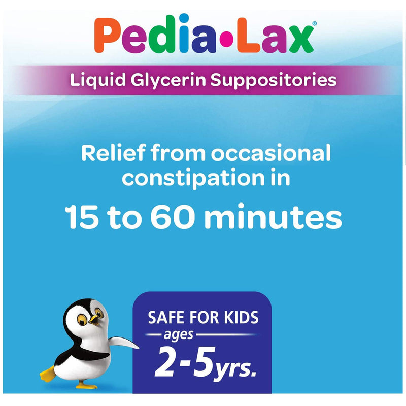 Pedia-Lax® Glycerin Laxative, 1 Box of 6 (Over the Counter) - Img 5