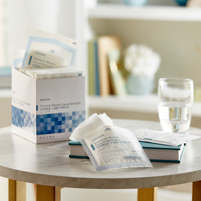 McKesson Sterile USP Type VII Gauze Sponge, 3 x 3 Inch, 1 Box of 40 (General Wound Care) - Img 5