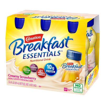 Carnation Breakfast Essentials® Strawberry Oral Supplement, 8 oz. Carton, 1 Case of 24 (Nutritionals) - Img 7