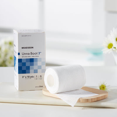McKesson Unna Boot with Zinc Oxide, 3 Inch x 10 Yard, 1 Box (General Wound Care) - Img 10