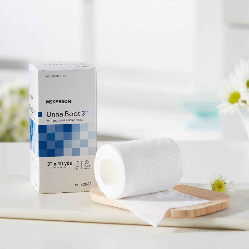 McKesson Unna Boot with Zinc Oxide, 3 Inch x 10 Yard, 1 Box (General Wound Care) - Img 10