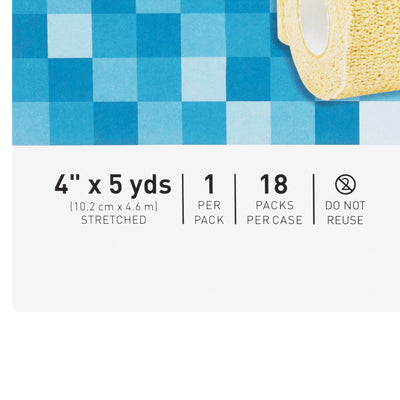 McKesson Self-adherent Closure Cohesive Bandage, 4 Inch x 5 Yard, 1 Case of 18 (General Wound Care) - Img 3