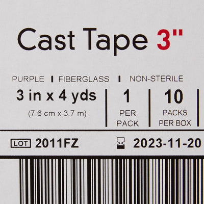 McKesson Purple Cast Tape, 3 Inch x 4 Yard, 1 Box of 10 (Casting) - Img 4