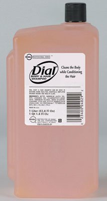 Dial® Professional Hair and Body Wash Refill Bottle, 1 Liter, 1 Each (Hair Care) - Img 1