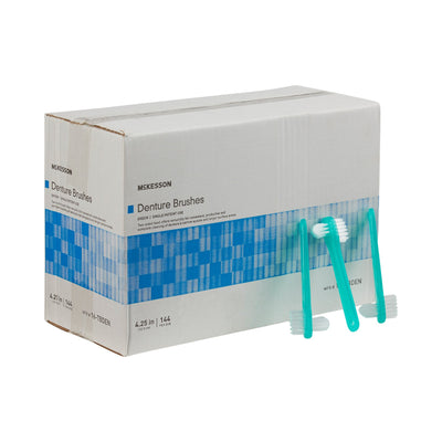 McKesson Denture Brush, 1 Box of 144 (Mouth Care) - Img 1