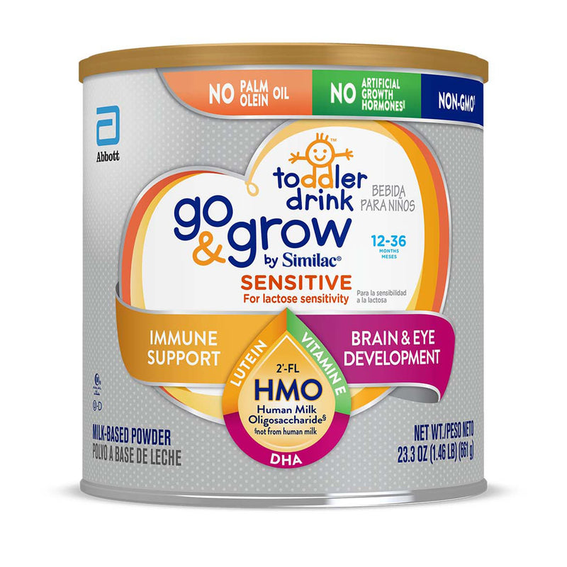 Go & Grow by Similac® Sensitive Non-GMO Toddler Formula, 23.3 oz. Can, 1 Each () - Img 1