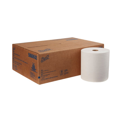 Scott® Essential White Paper Towel, 8 Inch x 600 Foot, 1 Case of 6 (Paper Towels) - Img 2