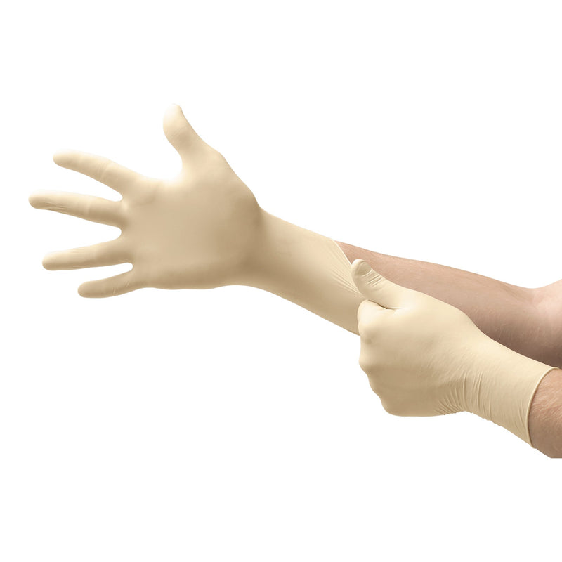 Microflex® ComfortGrip™ Latex Gloves, Large, Natural, 1 Case of 10 () - Img 2